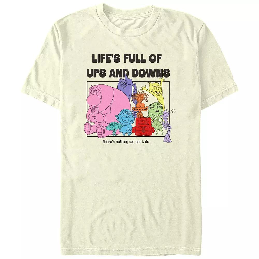 Disney / Pixars Inside Out 2 Lifes Full Of Ups And Downs Mens Graphic Tee Product Image