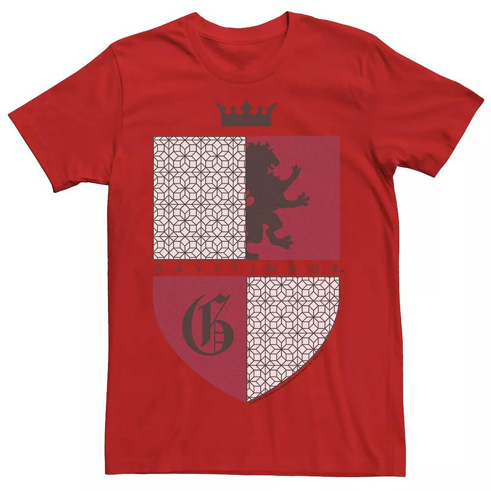 Men's Deathly Hallows 2 Gryffindor Shield Tee, Size: Large, Silver Product Image