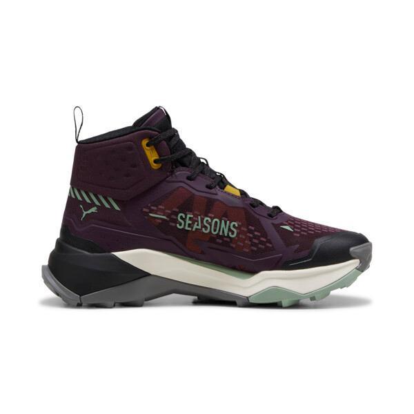 PUMA SEASONS Explore NITROâ¢ 2 Women's Mid Hiking Shoes in Midnight Plum/Green Fog/Black Product Image