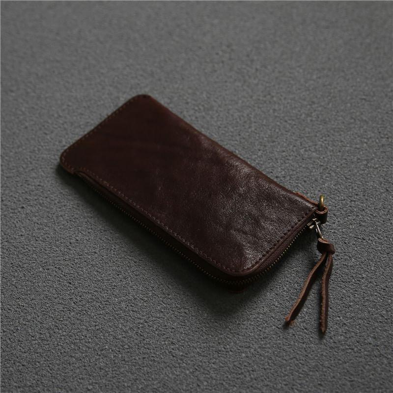 Genuine Leather Long Wallet Product Image