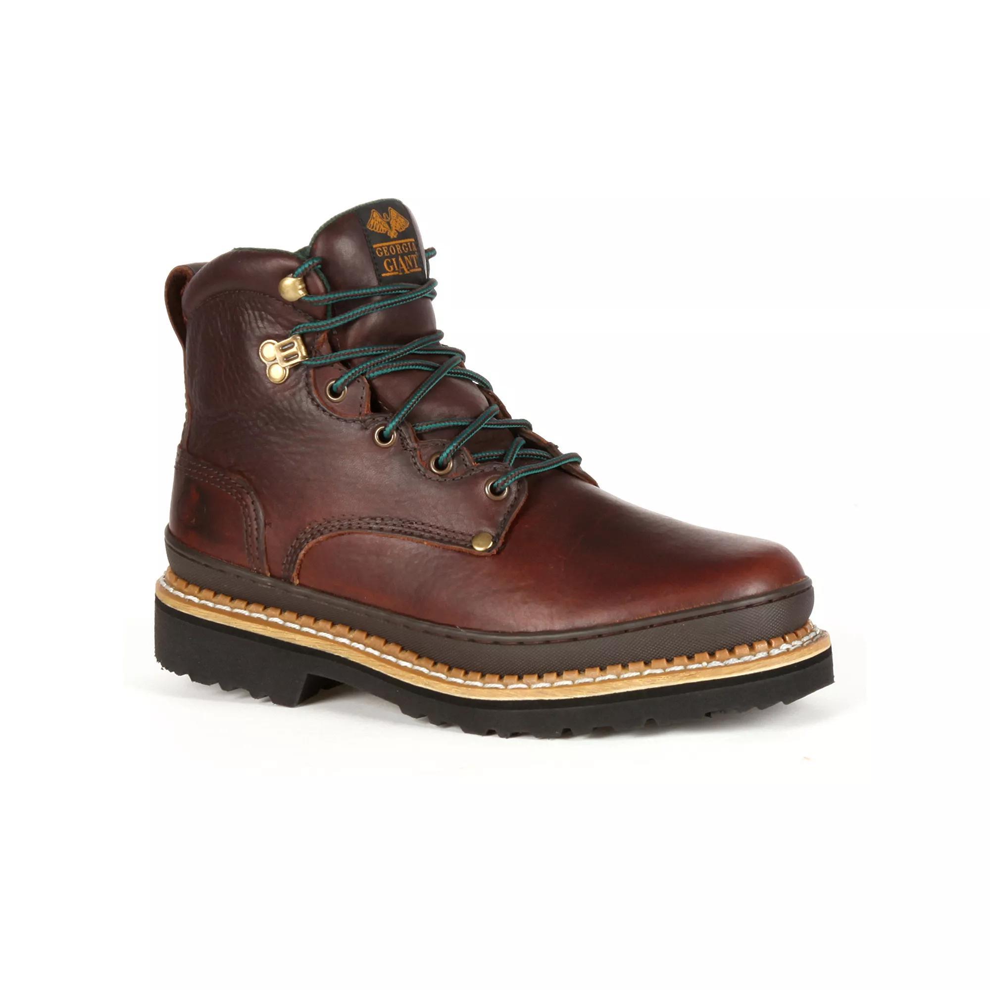 Georgia Boots Georgia Giant Men's 6-in. Work Boots, Size: 12 Wide, Soggy Brown Product Image