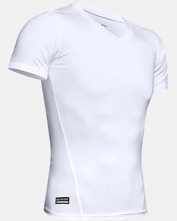 Men's Tactical HeatGear® Compression V-Neck T-Shirt Product Image