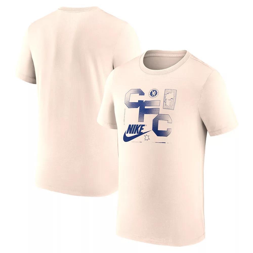 Men's Nike Pink Chelsea Futura T-Shirt, Size: Small, Chl Pink Product Image