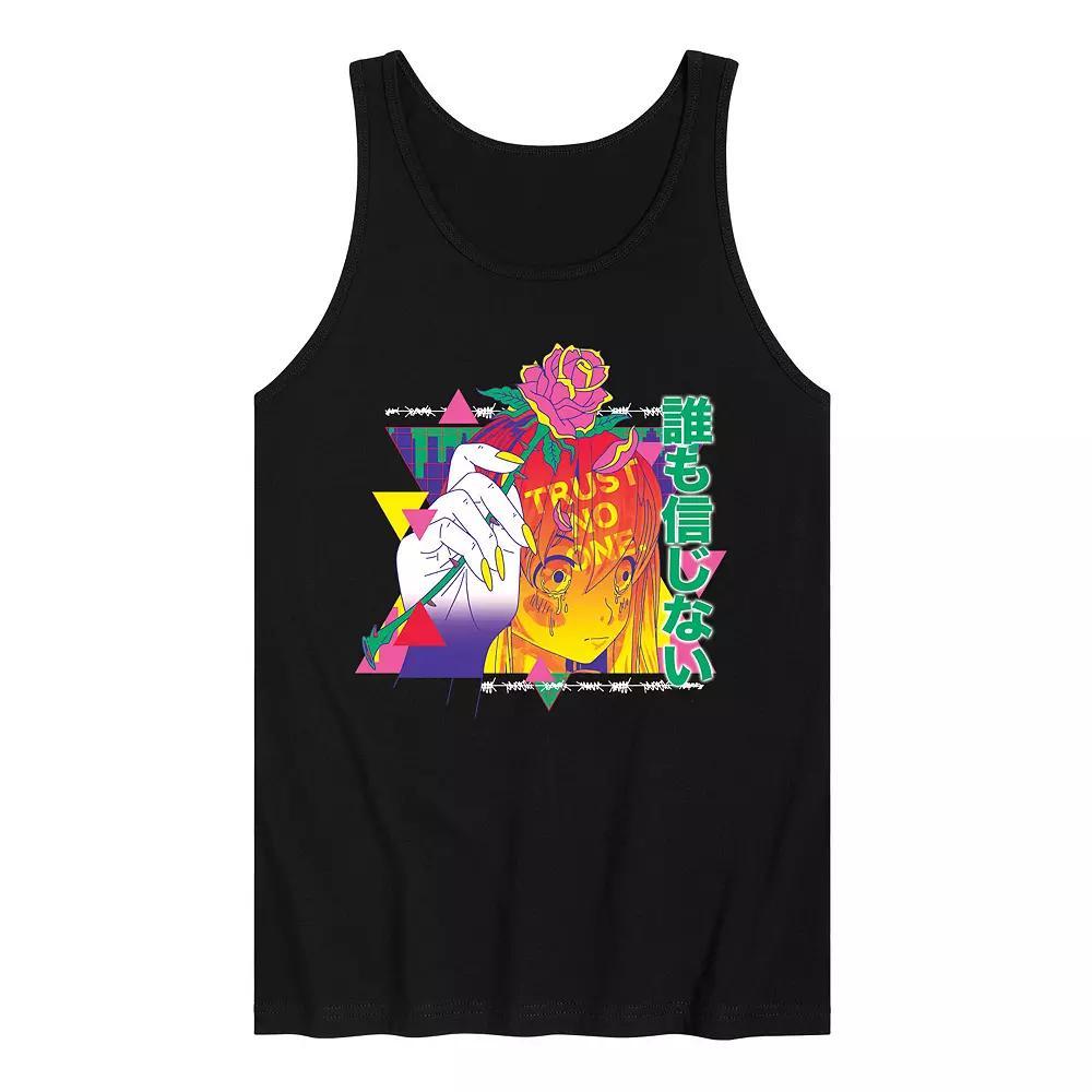 Mens Anime Trust No One Tank Top Product Image