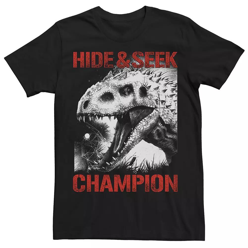 Men's Jurassic World Indominus Hide & Seek Champ Tee, Size: XL, Black Product Image