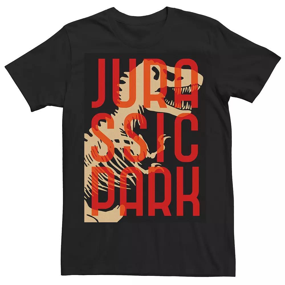 Men's Jurassic Park Dino Bones Tee, Size: XXL, Black Product Image