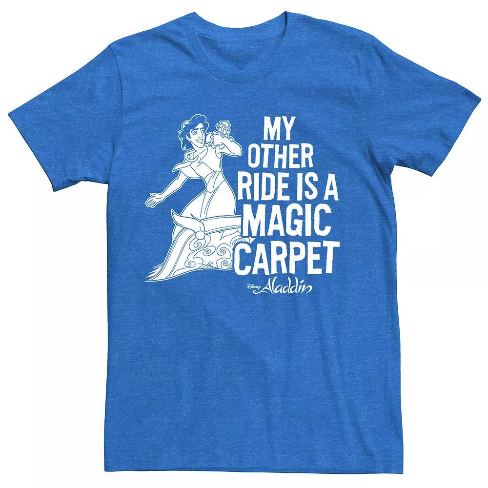 Men's Disney's Aladdin Graphic Tee, Size: Small, Royal Grey Product Image