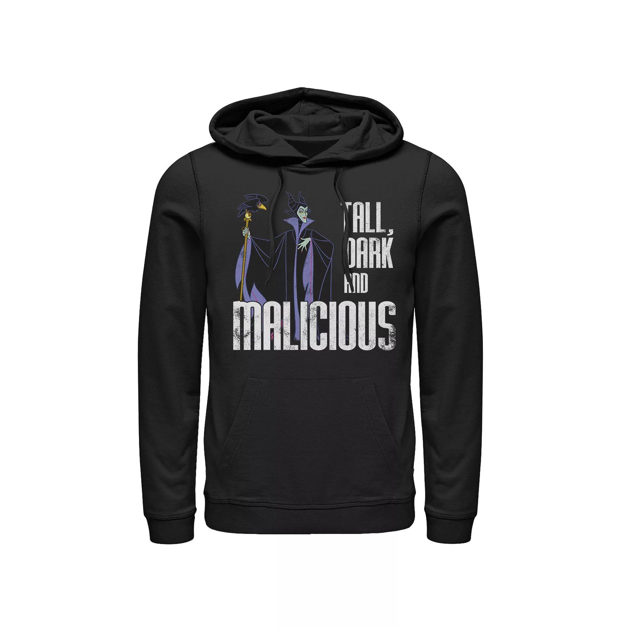 Disney's Sleeping Beauty Maleficent Tall Dark And Malicious Men's Hoodie, Size: 3XL, Black Product Image