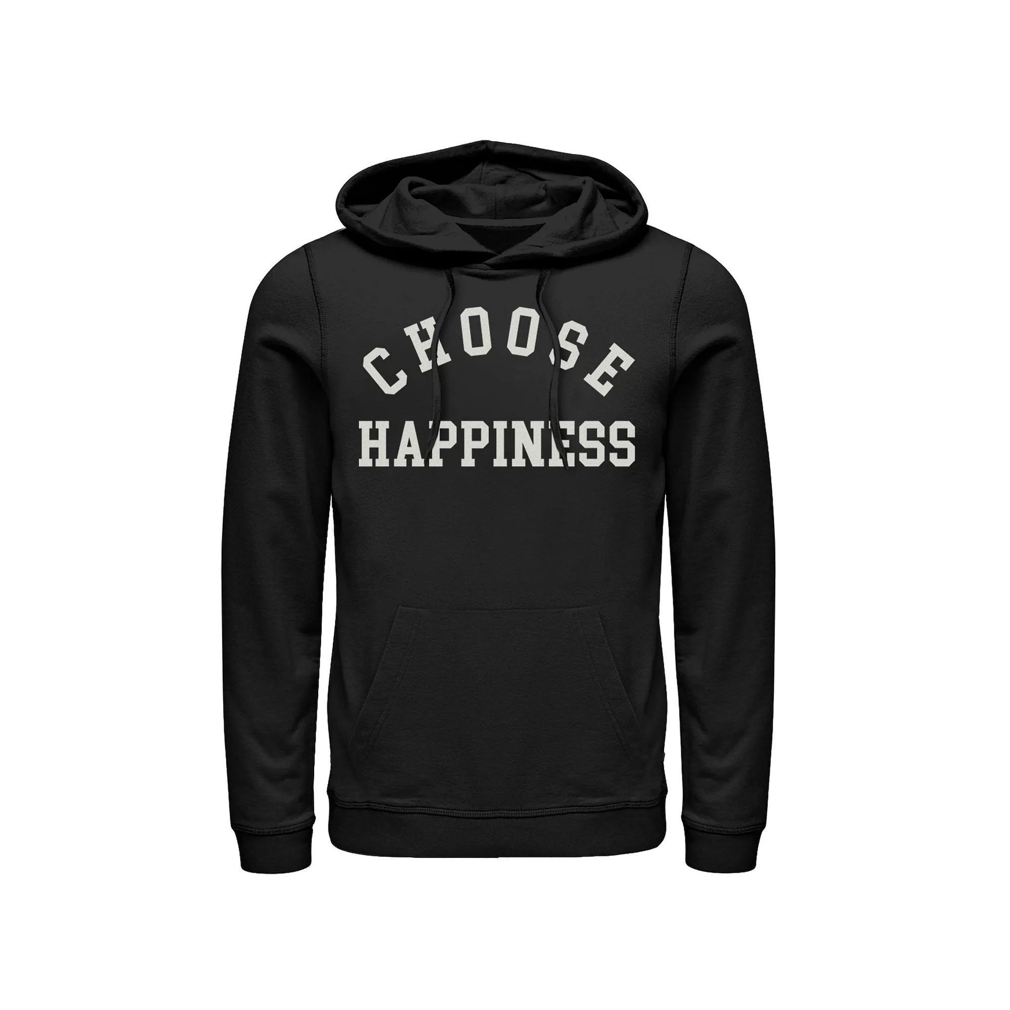 Men's Fifth Sun "Choose Happiness" Hoodie, Size: Medium, Black Product Image