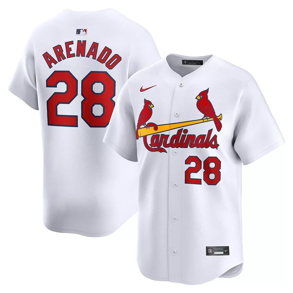 Men's Nike Nolan Arenado White St. Louis Cardinals Home Limited Player Jersey, Size: 4XL Product Image