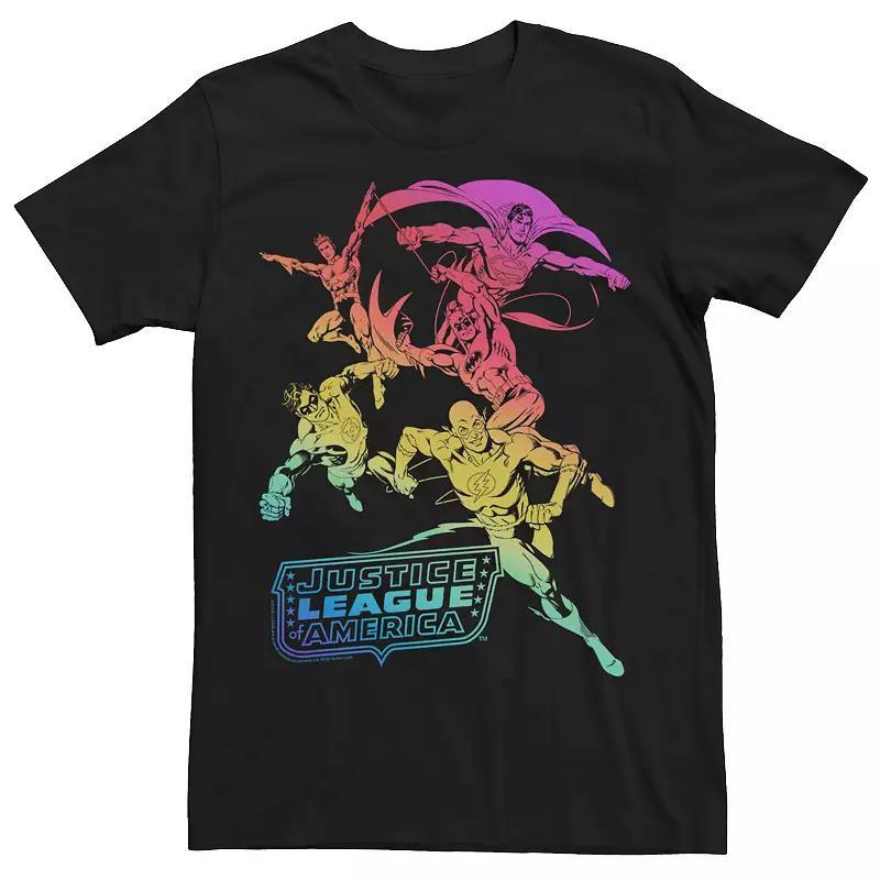 Disney's Raya And The Last Dragon Neon Group Shot Men's Tee, Size: Large, Grey Heather Product Image