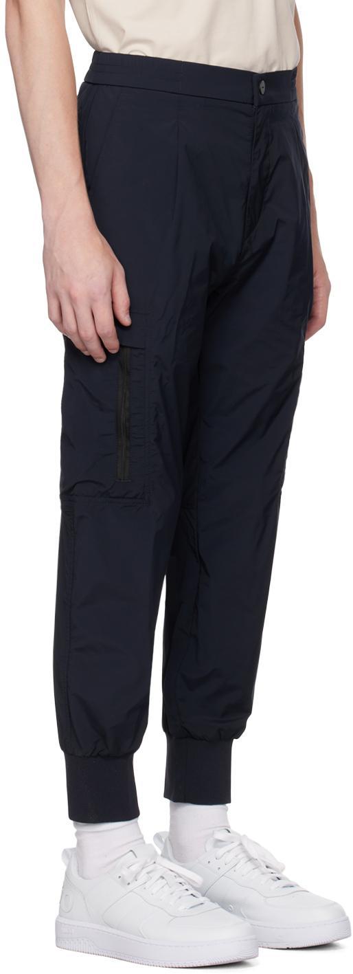HUGO BOSS Navy Slim-fit Cargo Pants In 405 Dark Blue Product Image