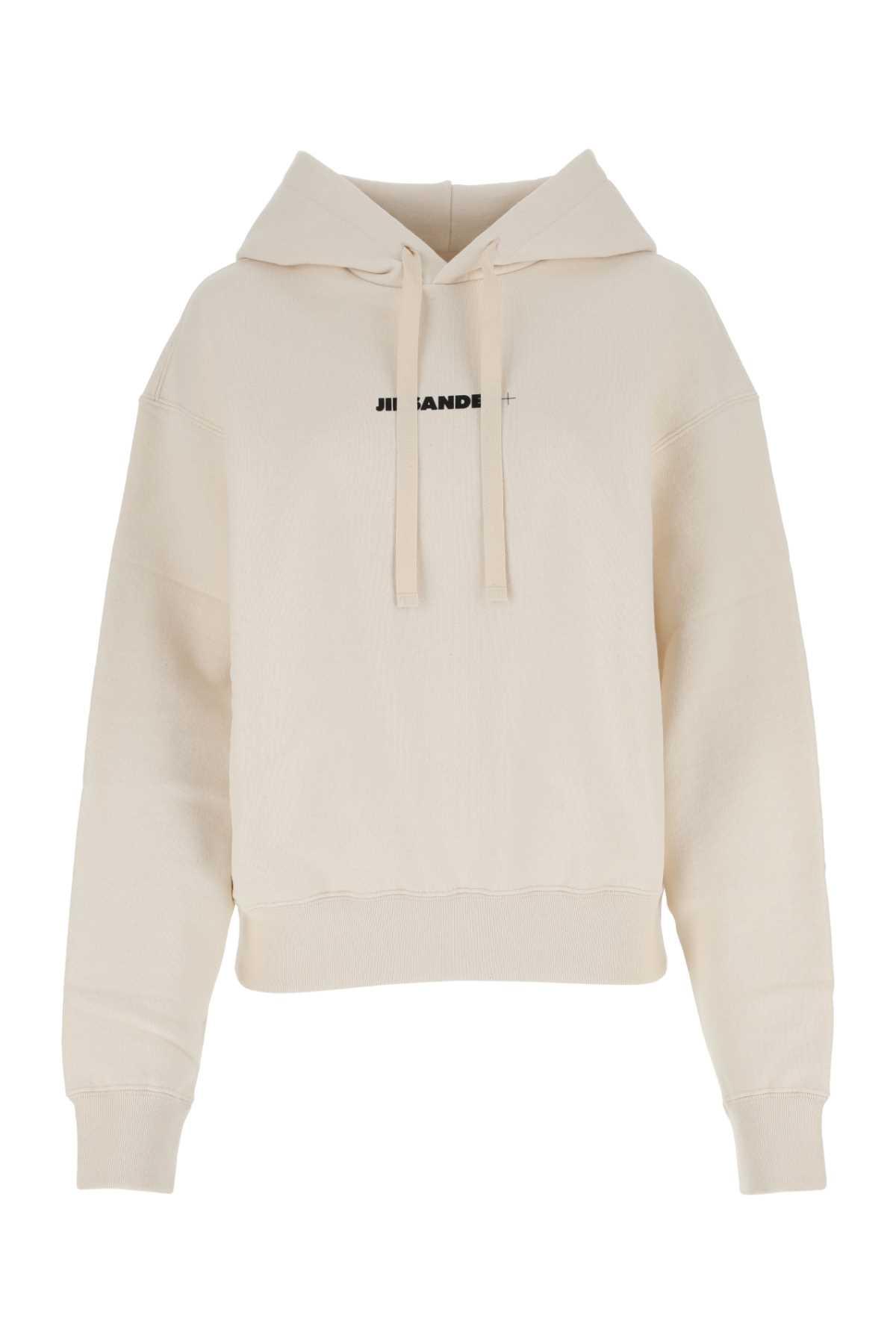 JIL SANDER Woman Sweatshirt Ivory Size M Cotton In Yellow Product Image