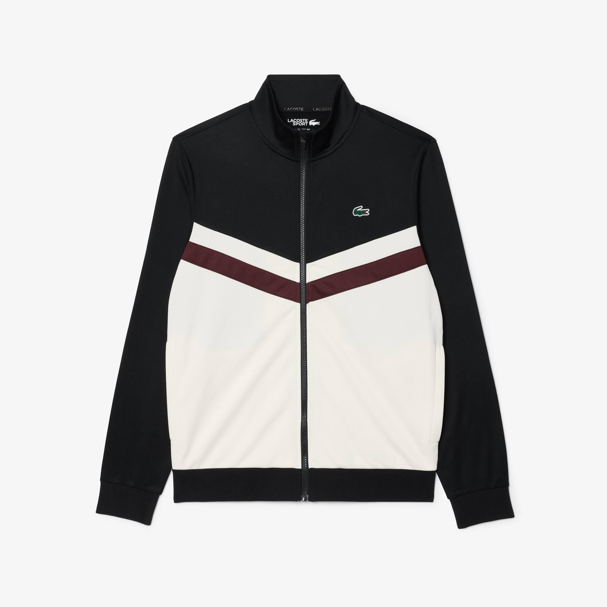 Zip-Up Print Tennis Sweatshirt Product Image