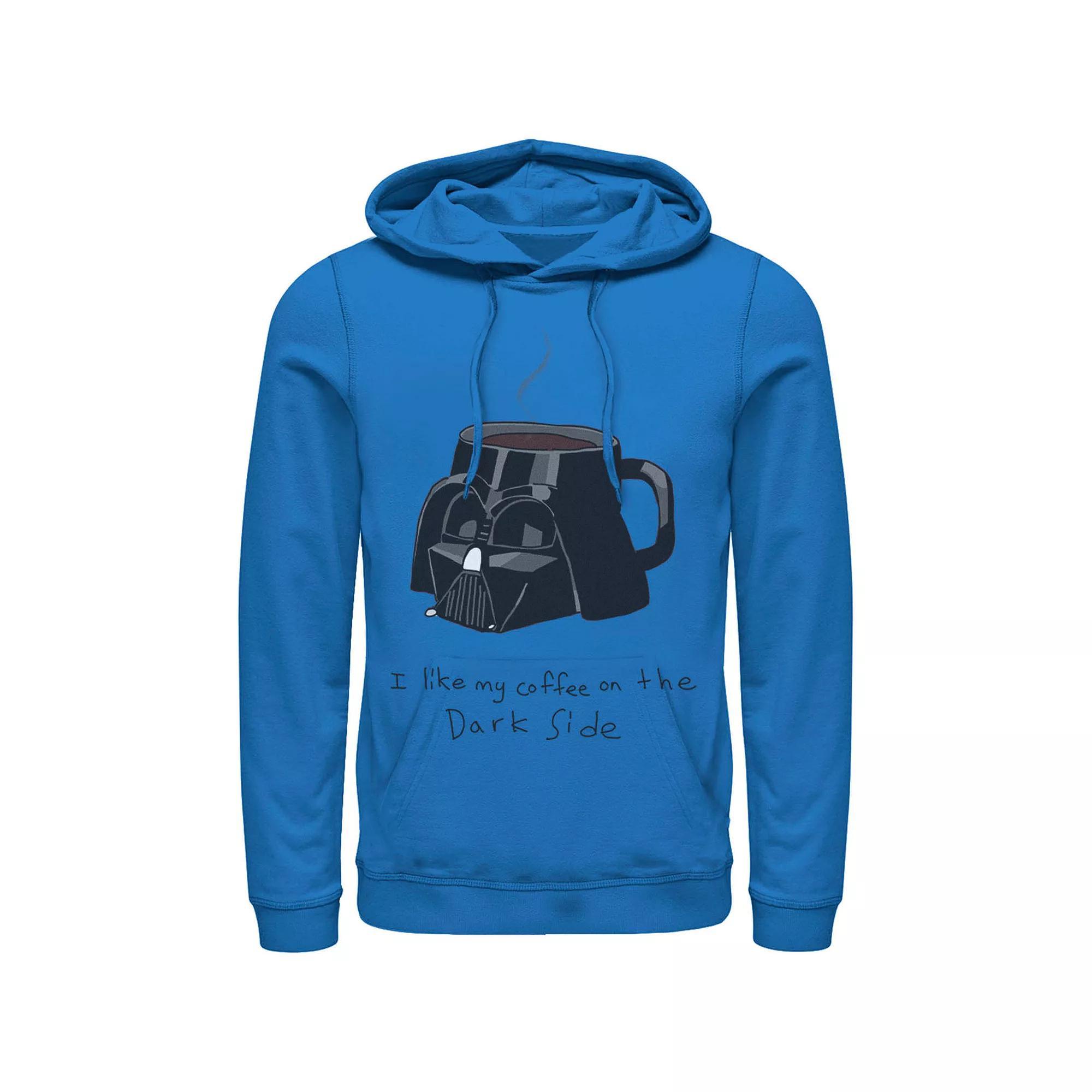 Men's Star Wars Darth Vader Mug I Like My Coffee On The Dark Side Hoodie, Size: XXL, Royal Product Image