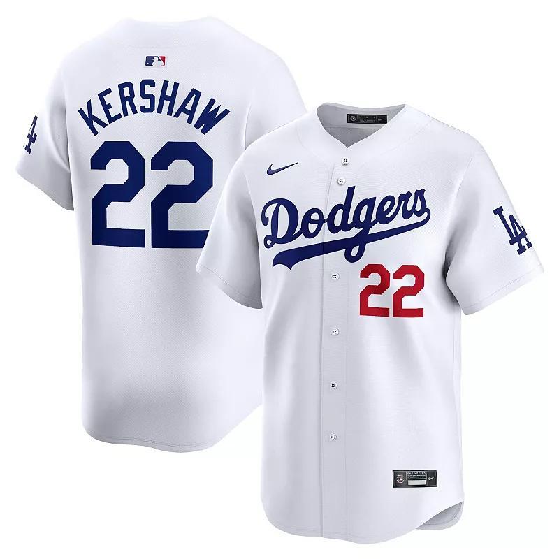 Mens Nike Clayton Kershaw Los Angeles Dodgers Home Limited Player Jersey Product Image