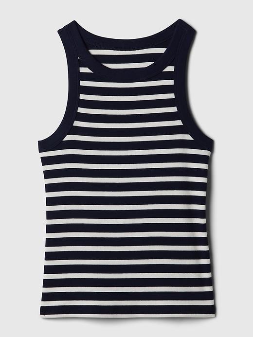 Modern Rib Halter Tank Top Product Image