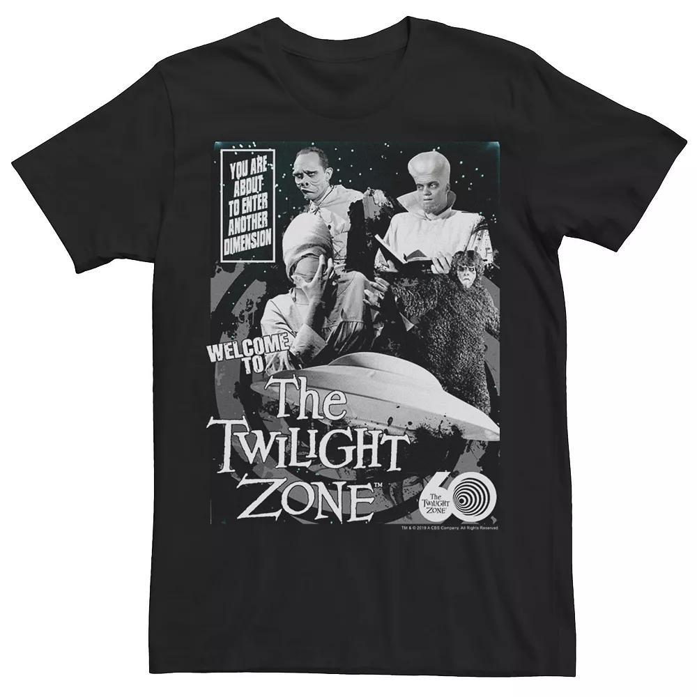 Men's CBS Twilight Zone Comic 60th Tee, Size: 3XL, Black Product Image
