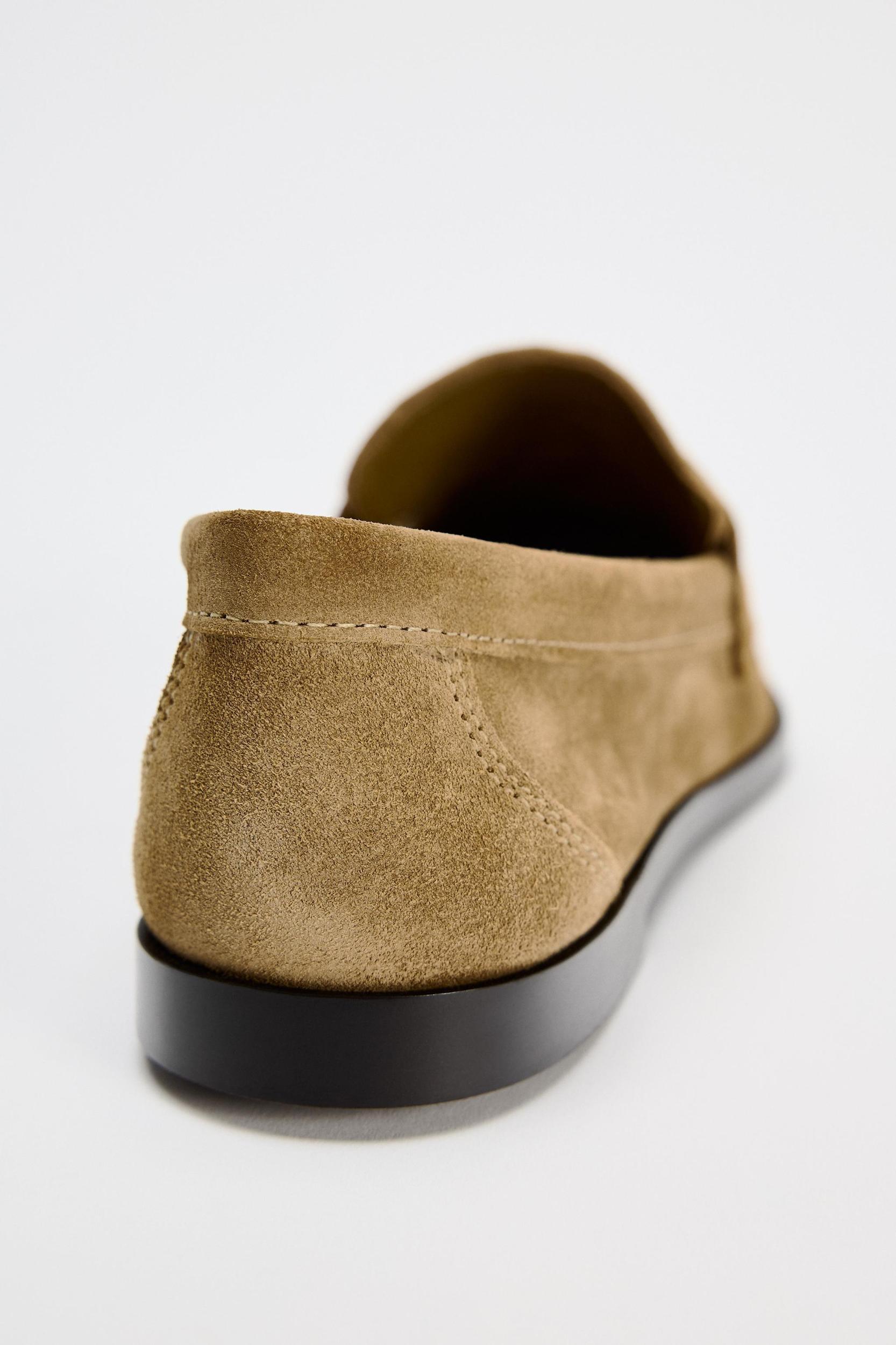 SUEDE PENNY LOAFERS Product Image