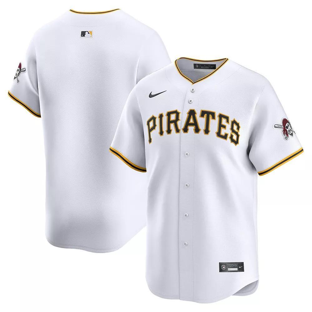 Men's Nike White Pittsburgh Pirates Home Limited Jersey, Size: XL Product Image