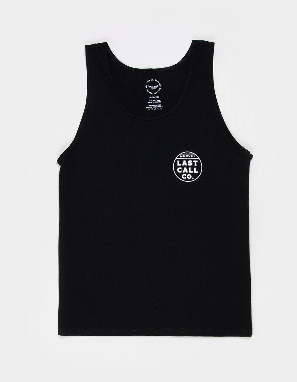 LAST CALL CO. Wasting Away Mens Tank Top - BLACK Product Image