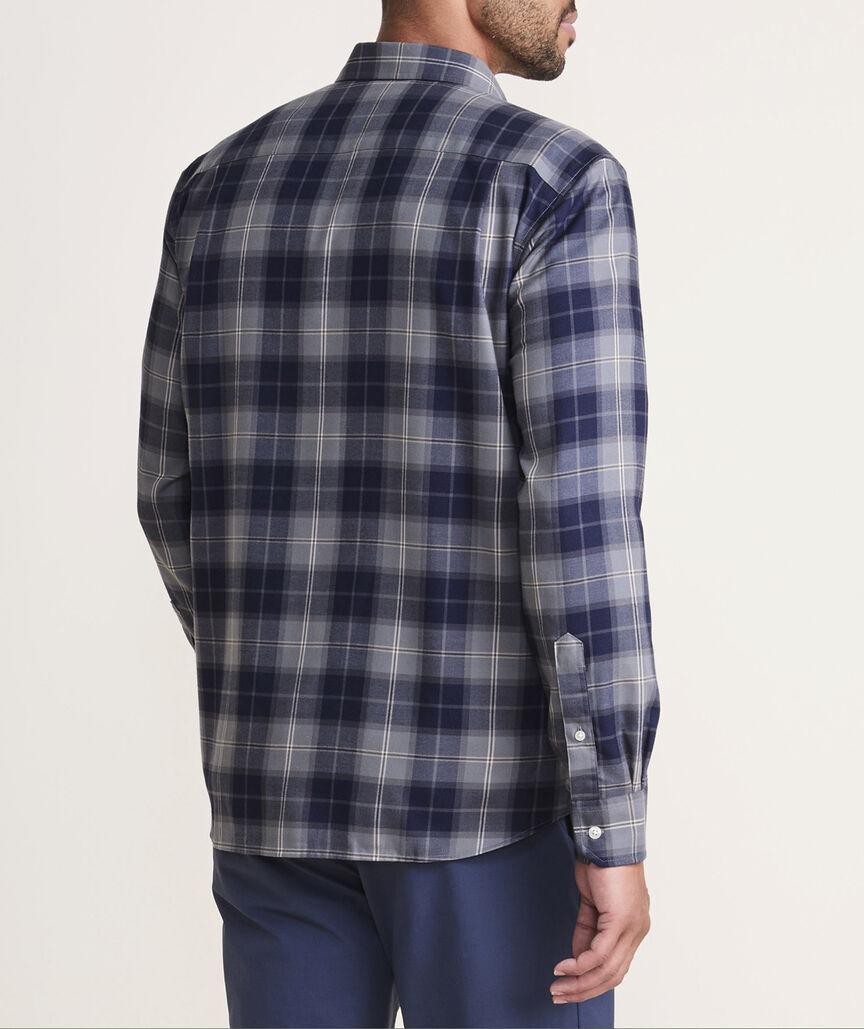 On-The-Go Brushed Twill Plaid Shirt Product Image