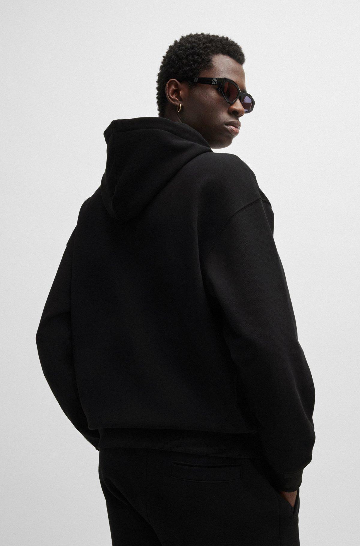 Logo-print hoodie in French-terry cotton Product Image