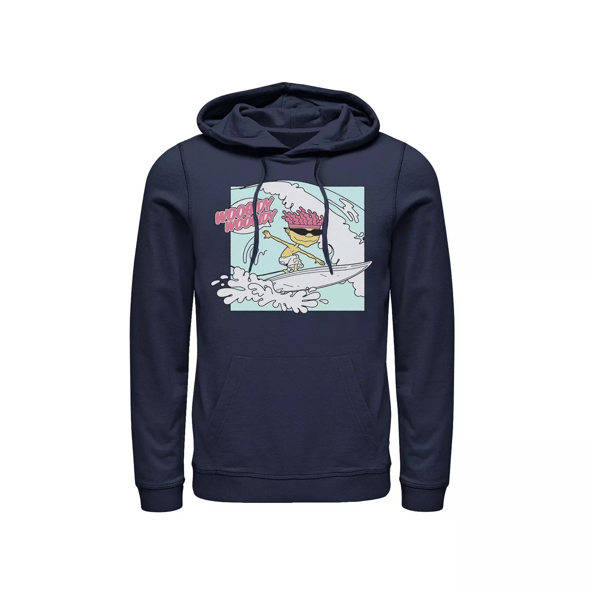 Men's Nickelodeon Rocket Power Otto Woogidy Woogidy Surfs Up Hoodie, Size: Large, Black Product Image