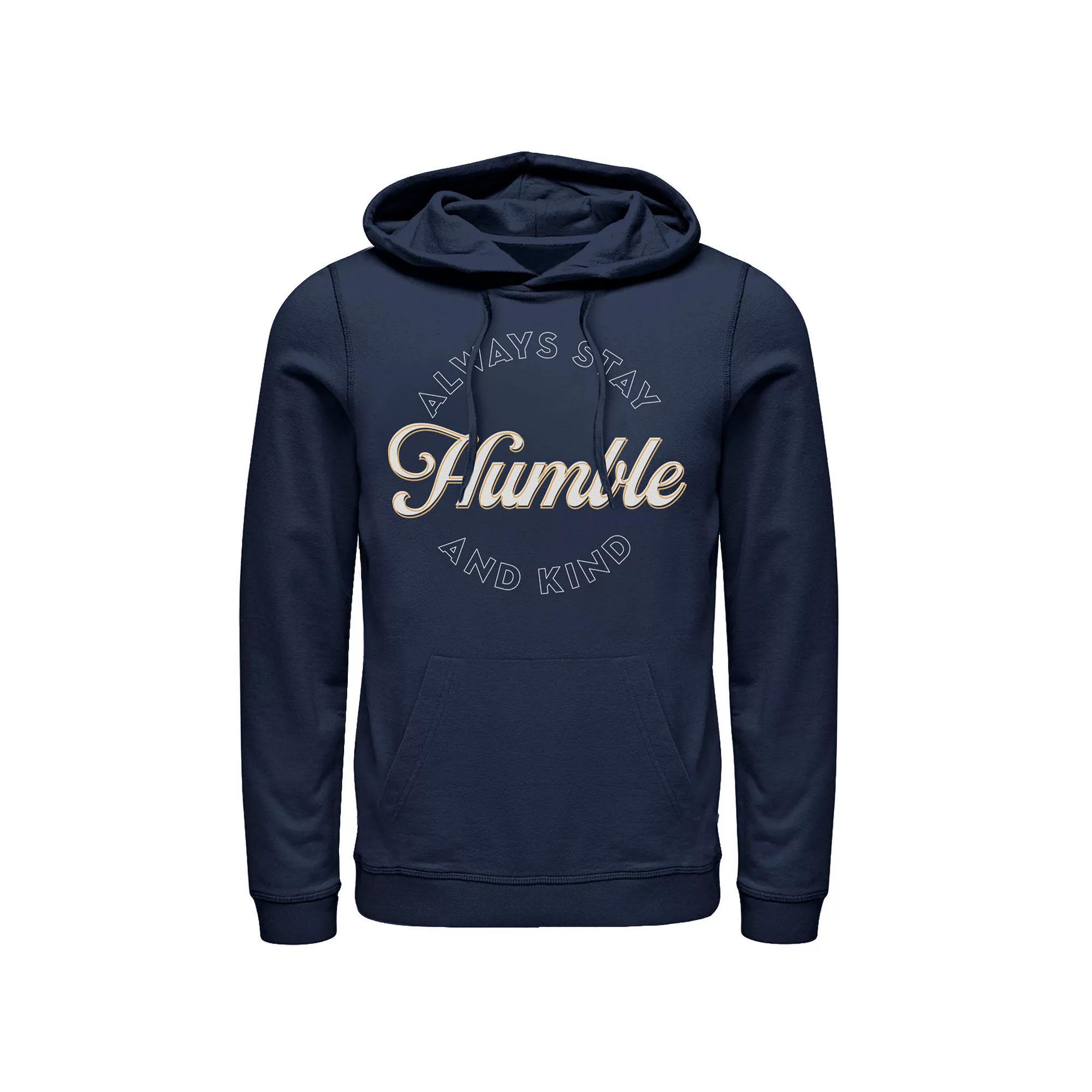 Mens Fifth Sun Humble And Kind Script Hoodie Blue Product Image