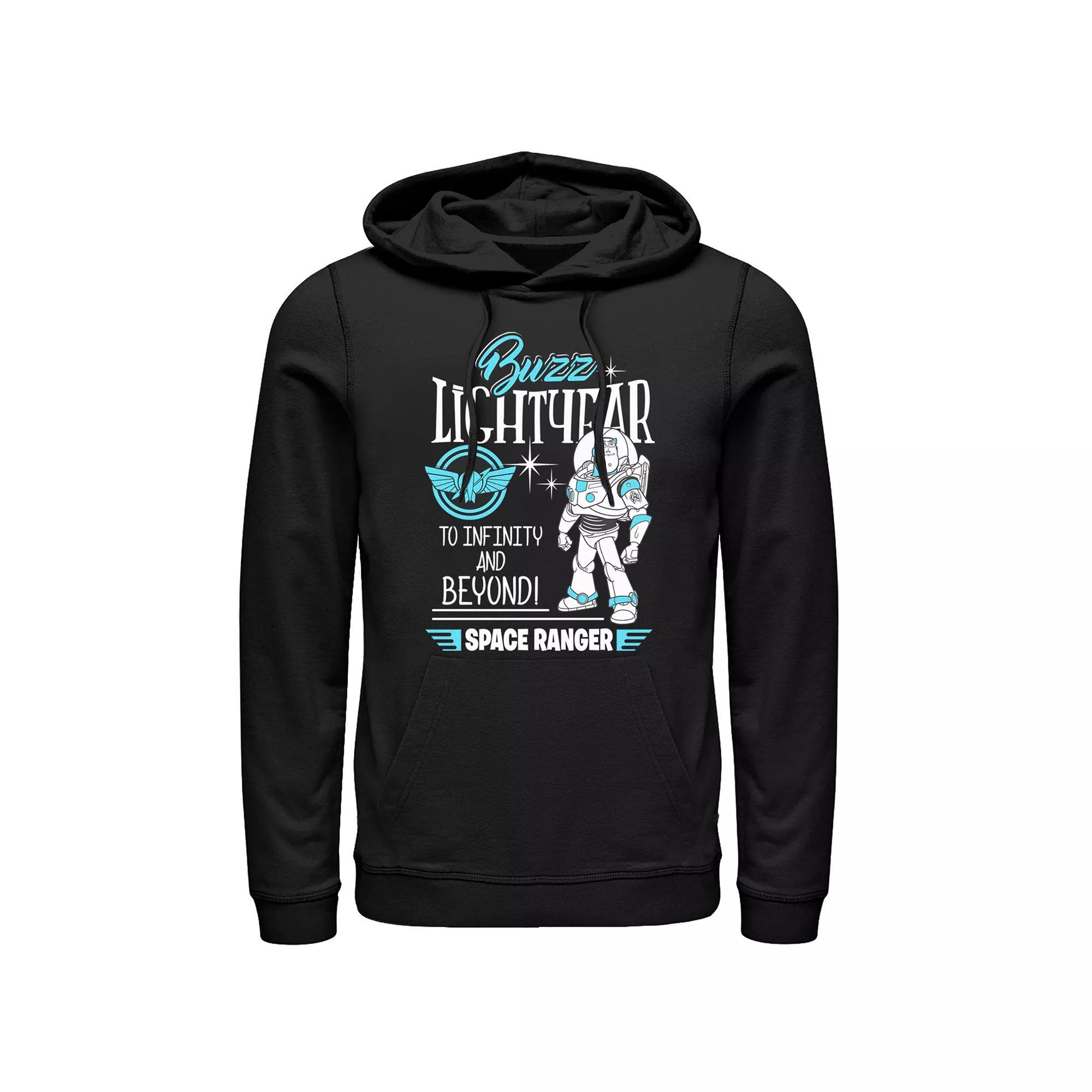 Mens Mountain Line Art Circle Logo Hoodie Blue Product Image