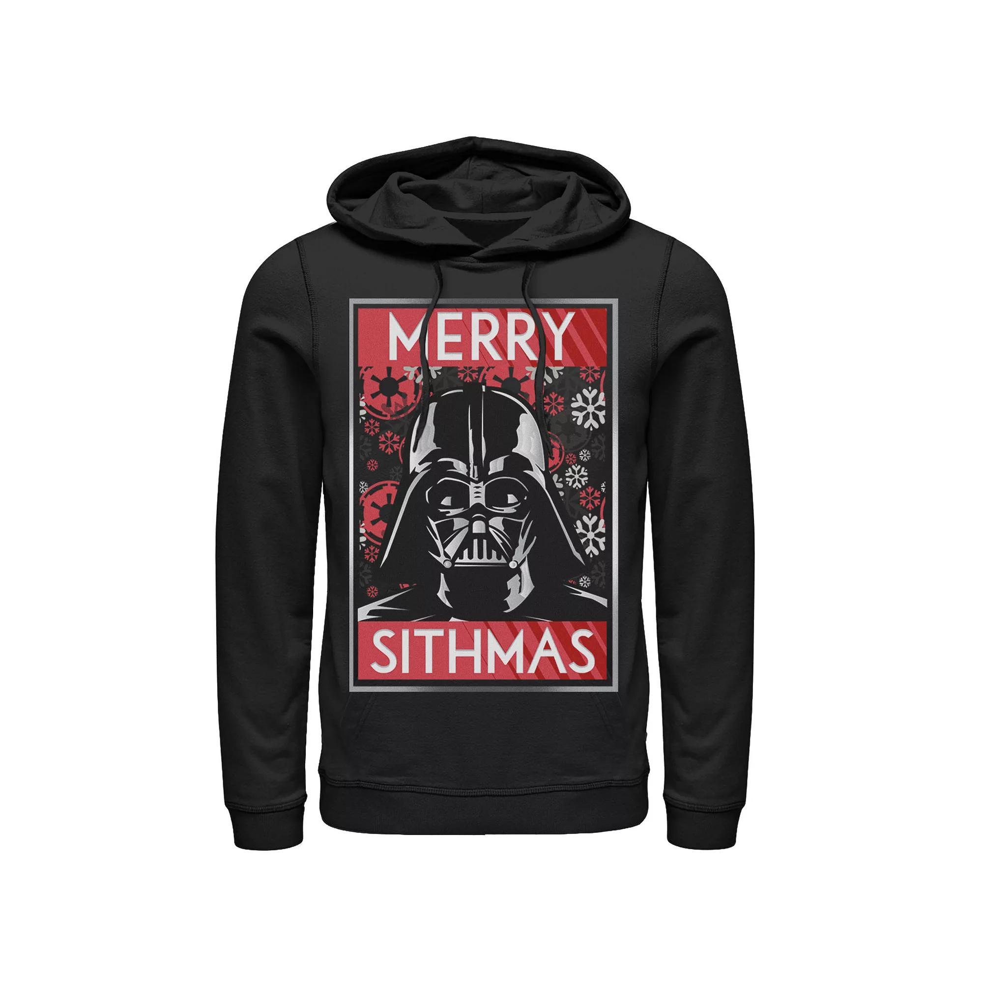 Men's Star Wars Darth Vader Merry Sithmas Christmas Hoodie, Size: Medium, Black Product Image