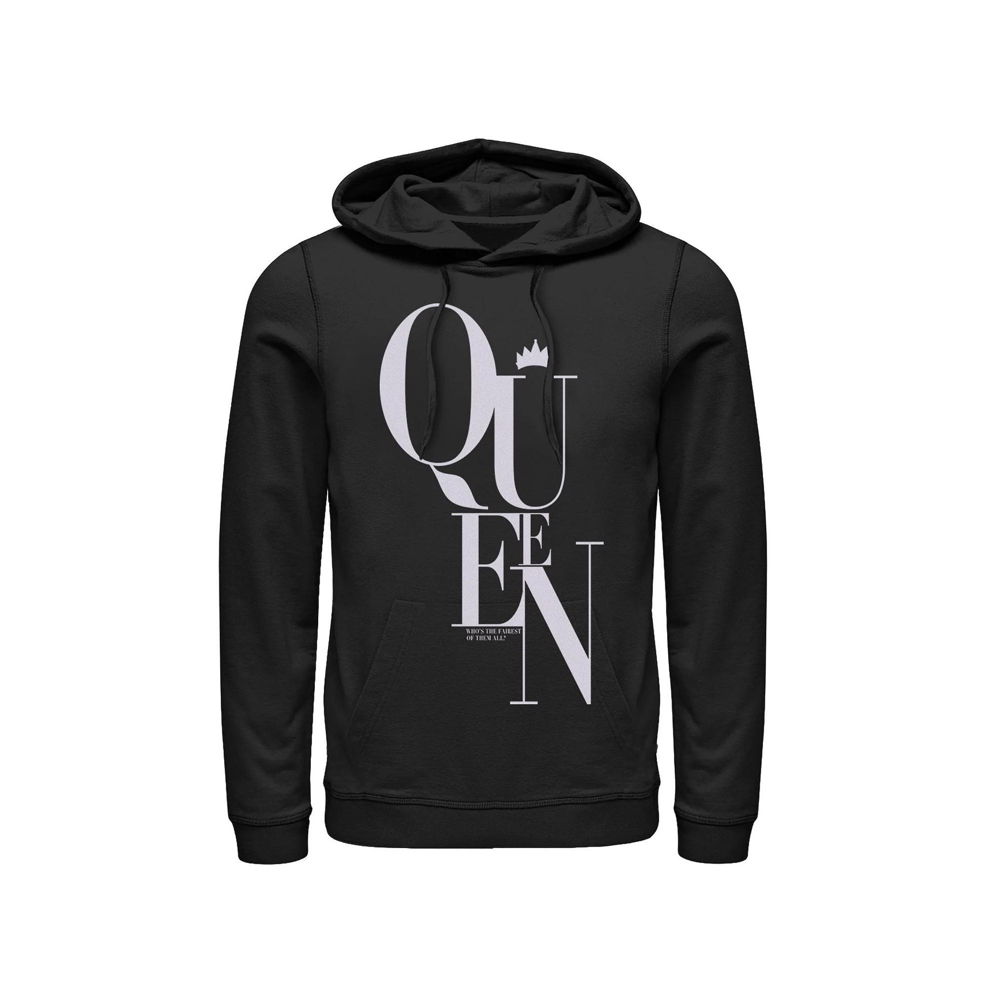 Disney's Snow White Men's Evil Queen Quote Hoodie, Size: Medium, Black Product Image