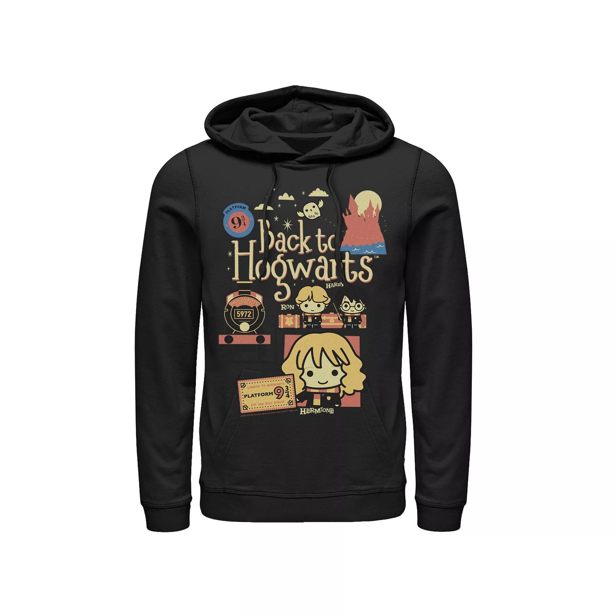 Men's Harry Potter Chibi Back To Hogwarts Sweatshirt, Size: XXL, Blue Product Image