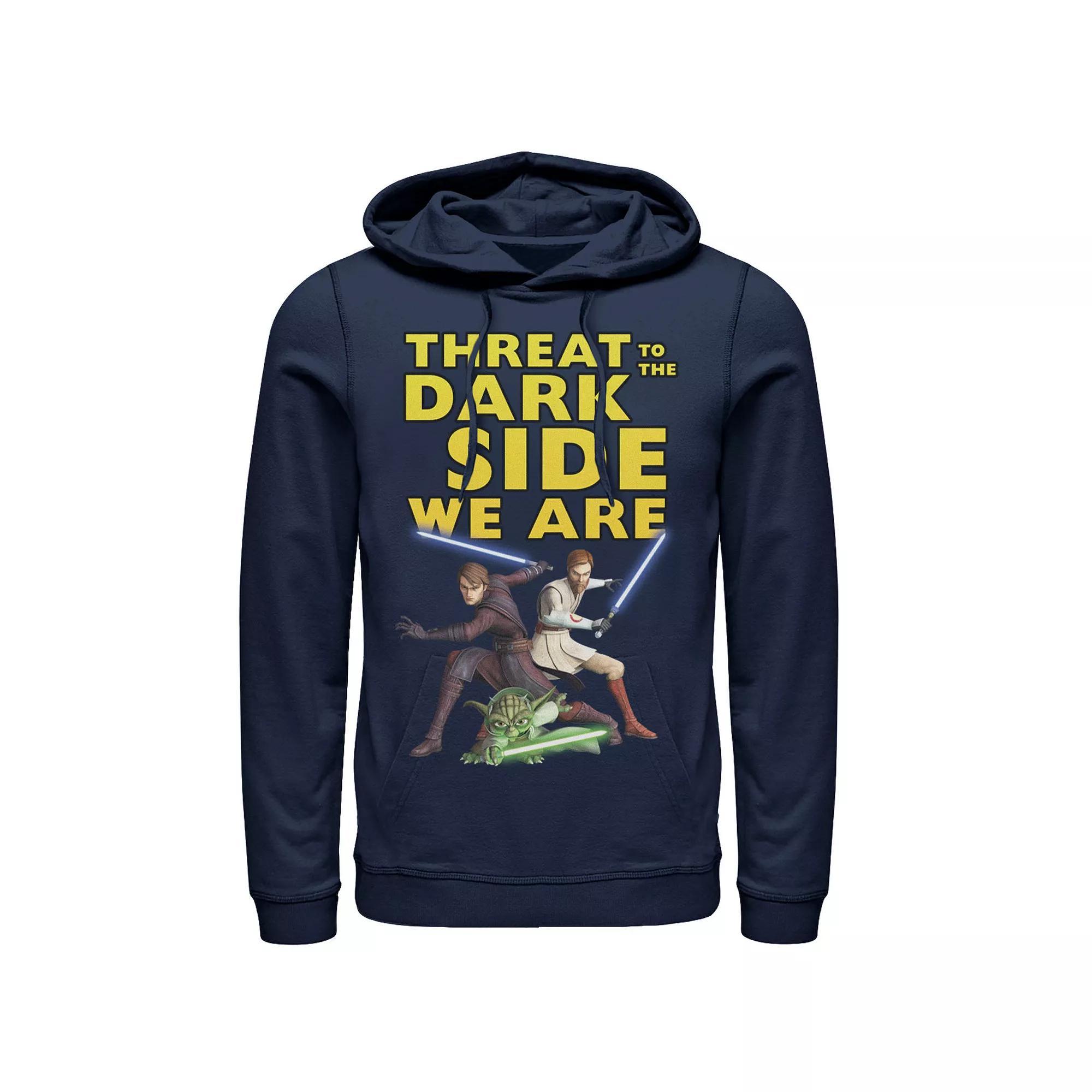 Men's Star Wars: Clone Wars Threat To The Dark Side We Are Hoodie, Size: XL, Blue Product Image