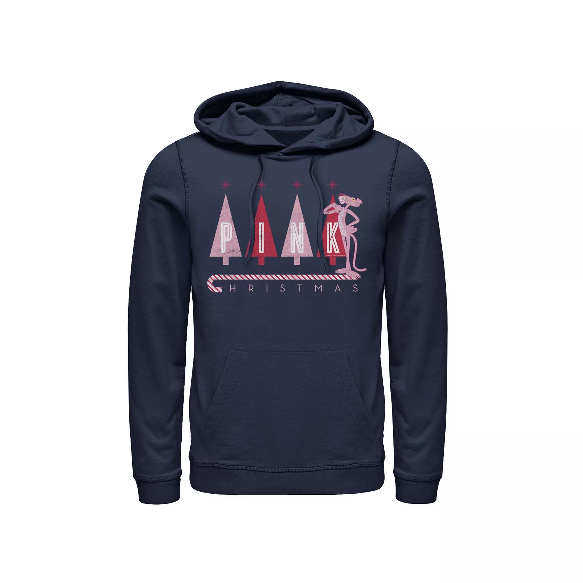 Men's Jurassic Park Retro Colors Checkered Logo Hoodie, Size: Large, Blue Product Image