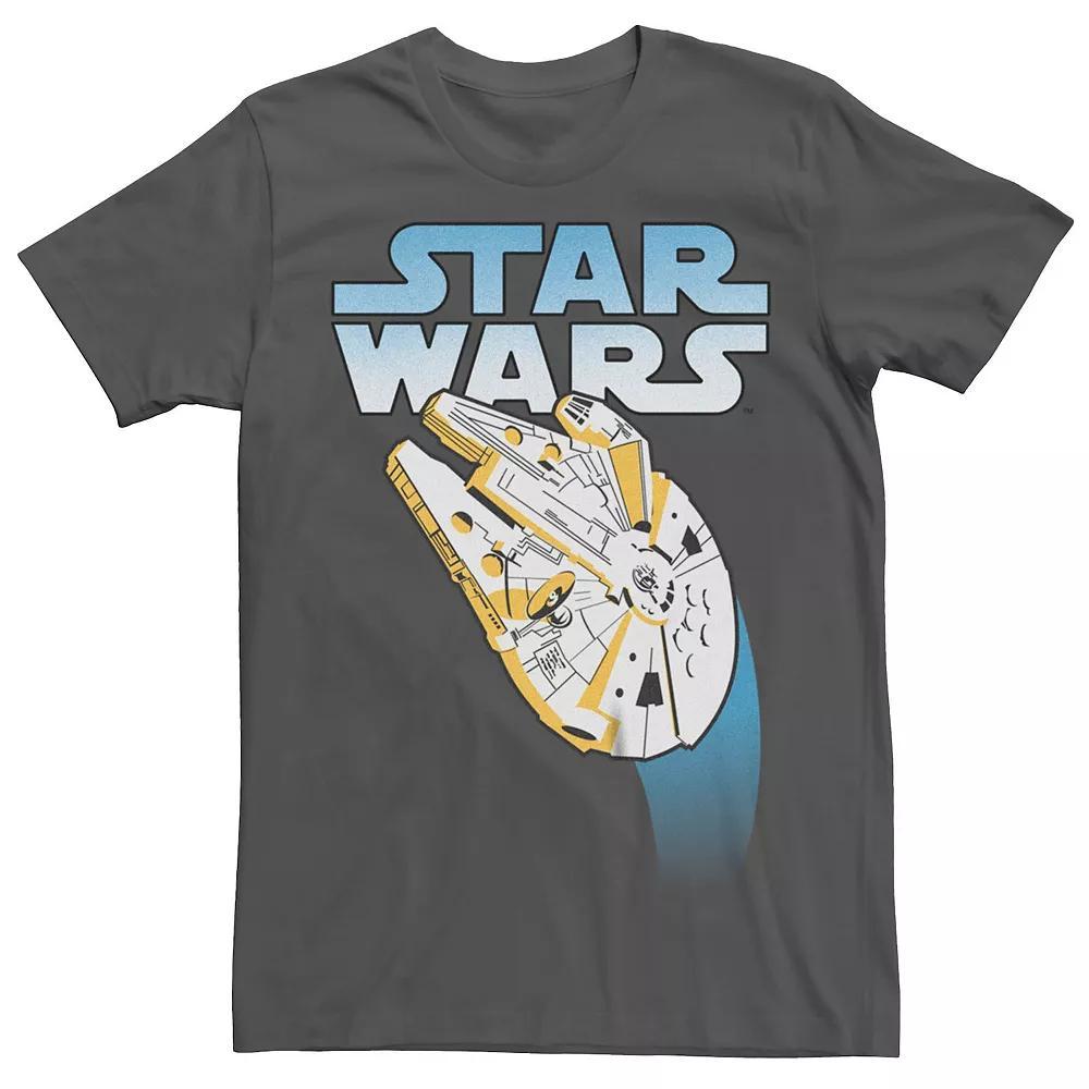 Men's Star Wars Millennium Falcon Flight Graphic Tee, Size: XL, Grey Product Image