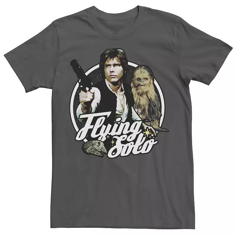 Men's Star Wars Flying Solo Graphic Tee, Size: XXL, Grey Heather Product Image