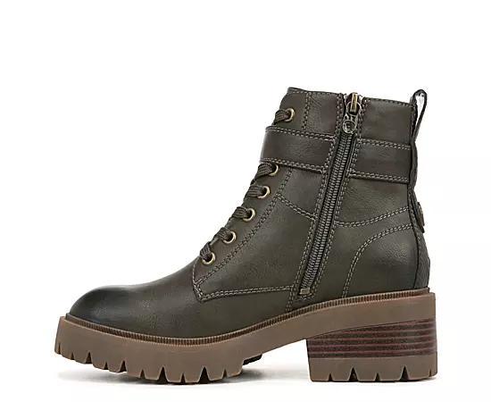 Blowfish Malibu Jagger Women's Boots, Size: 6.5, Green Faux Leather Product Image