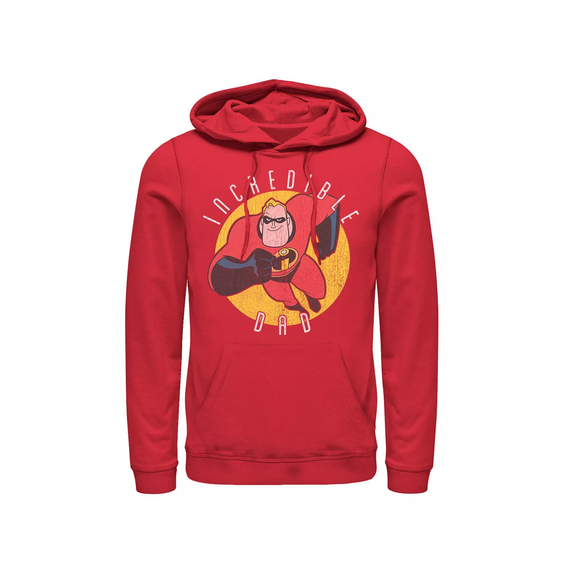 Disney / Pixar's The Incredibles Mr. Incredible Men's Dad Hoodie, Size: XL, Black Product Image