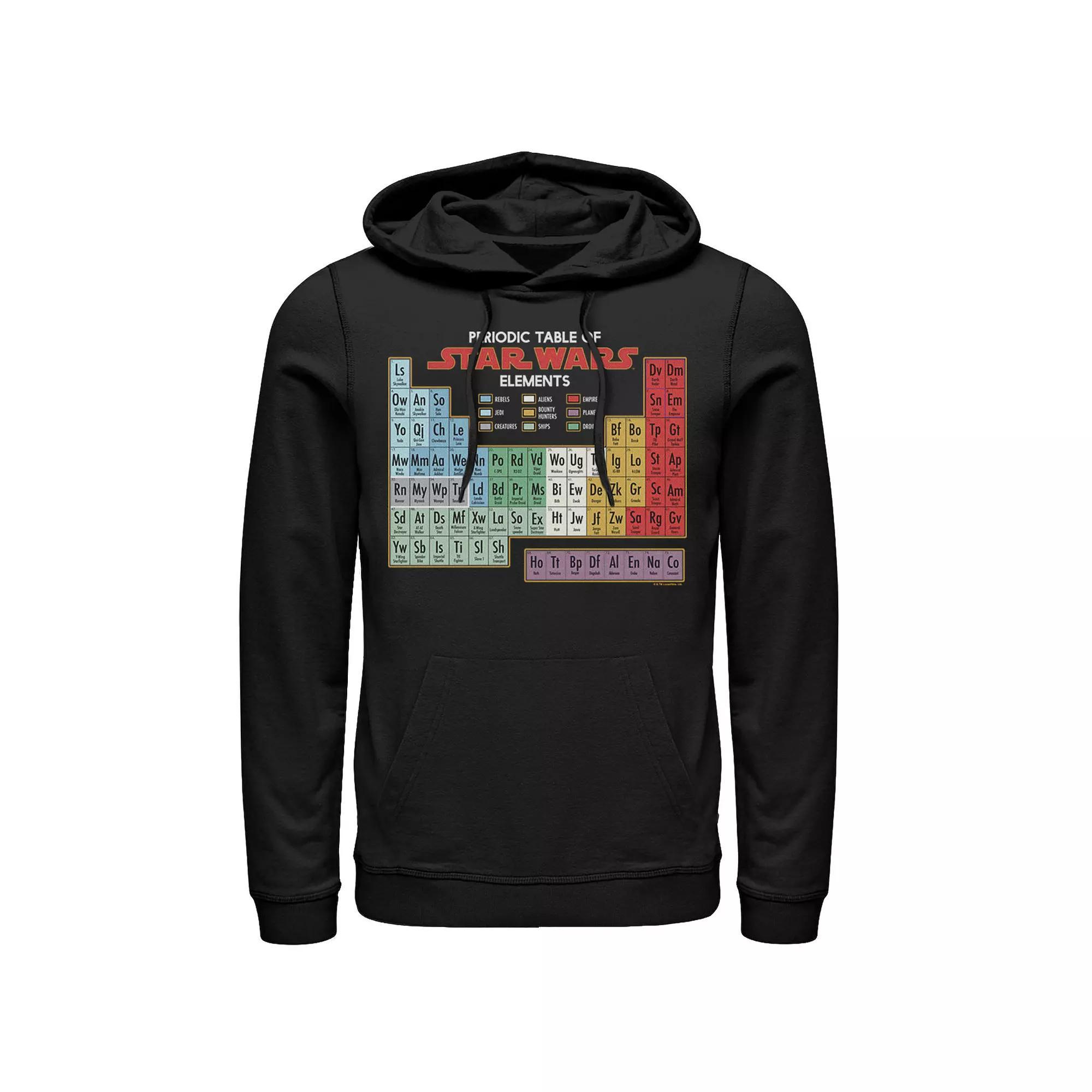 Mens Star Wars Periodic Table of Elements Hoodie Product Image