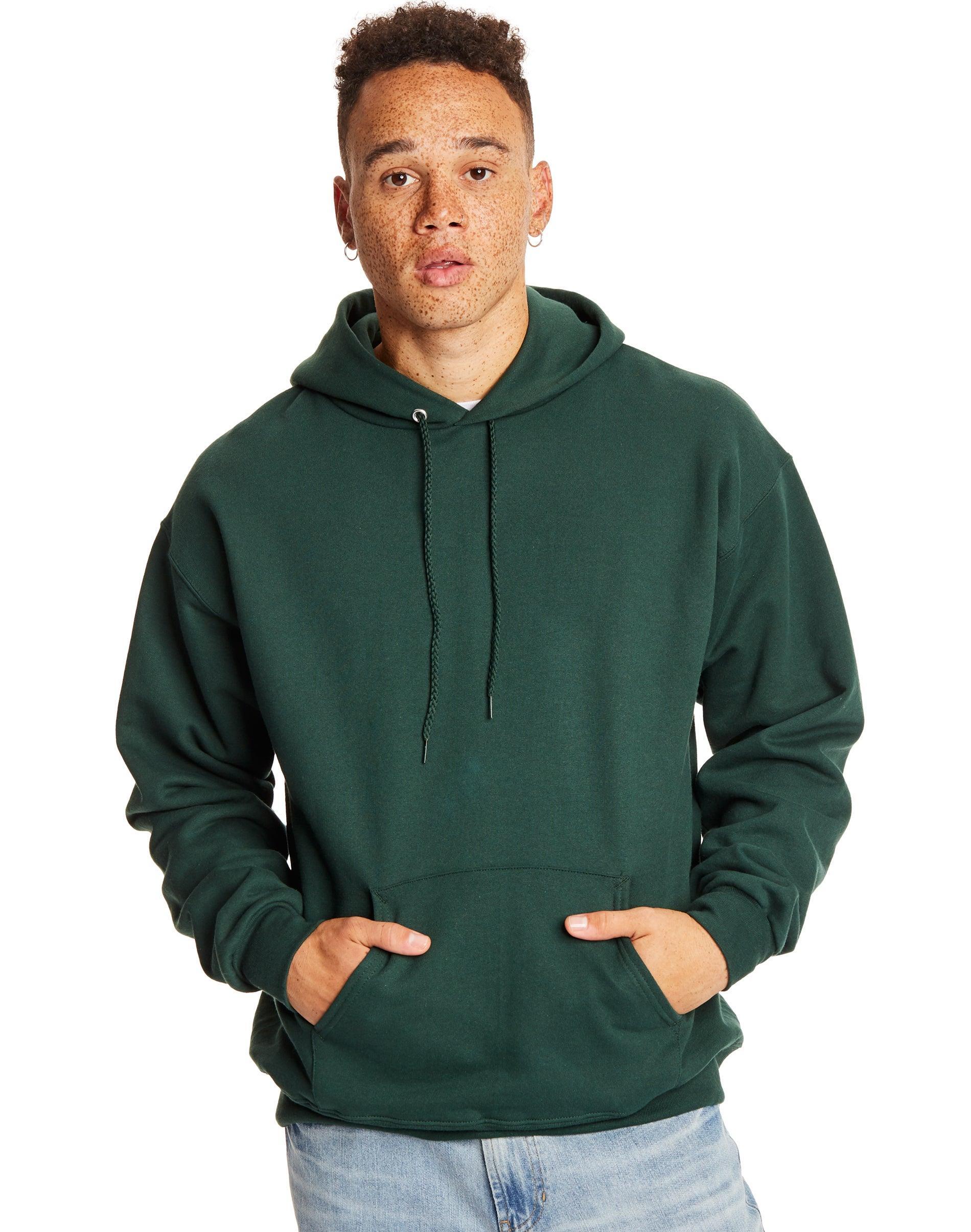 Men's Hanes Ultimate® Fleece Pullover Hoodie, Size: Small, Blue Product Image