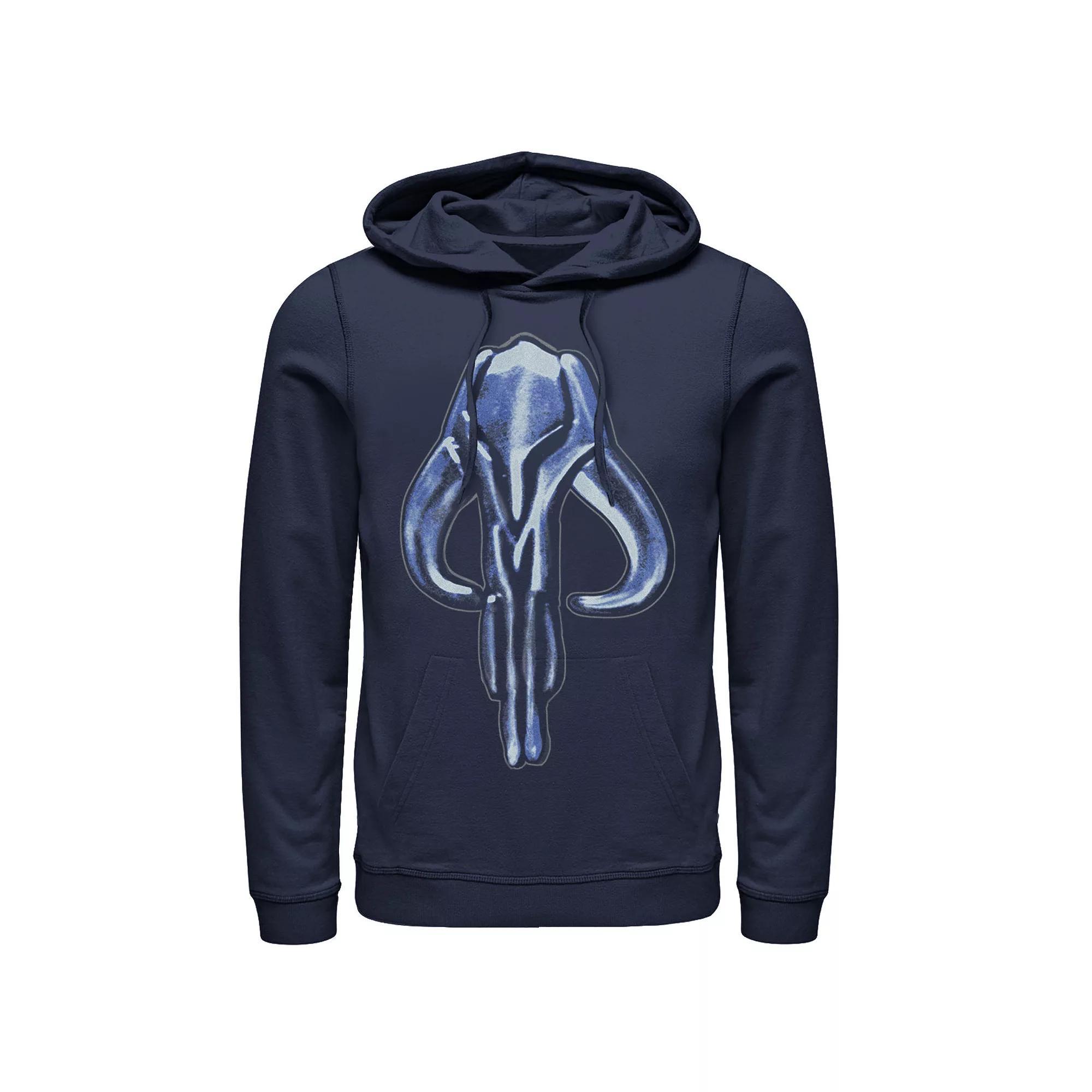 Men's Star Wars Comic Style Character Boxes Graphic Pullover Hoodie, Size: XXL, Blue Product Image