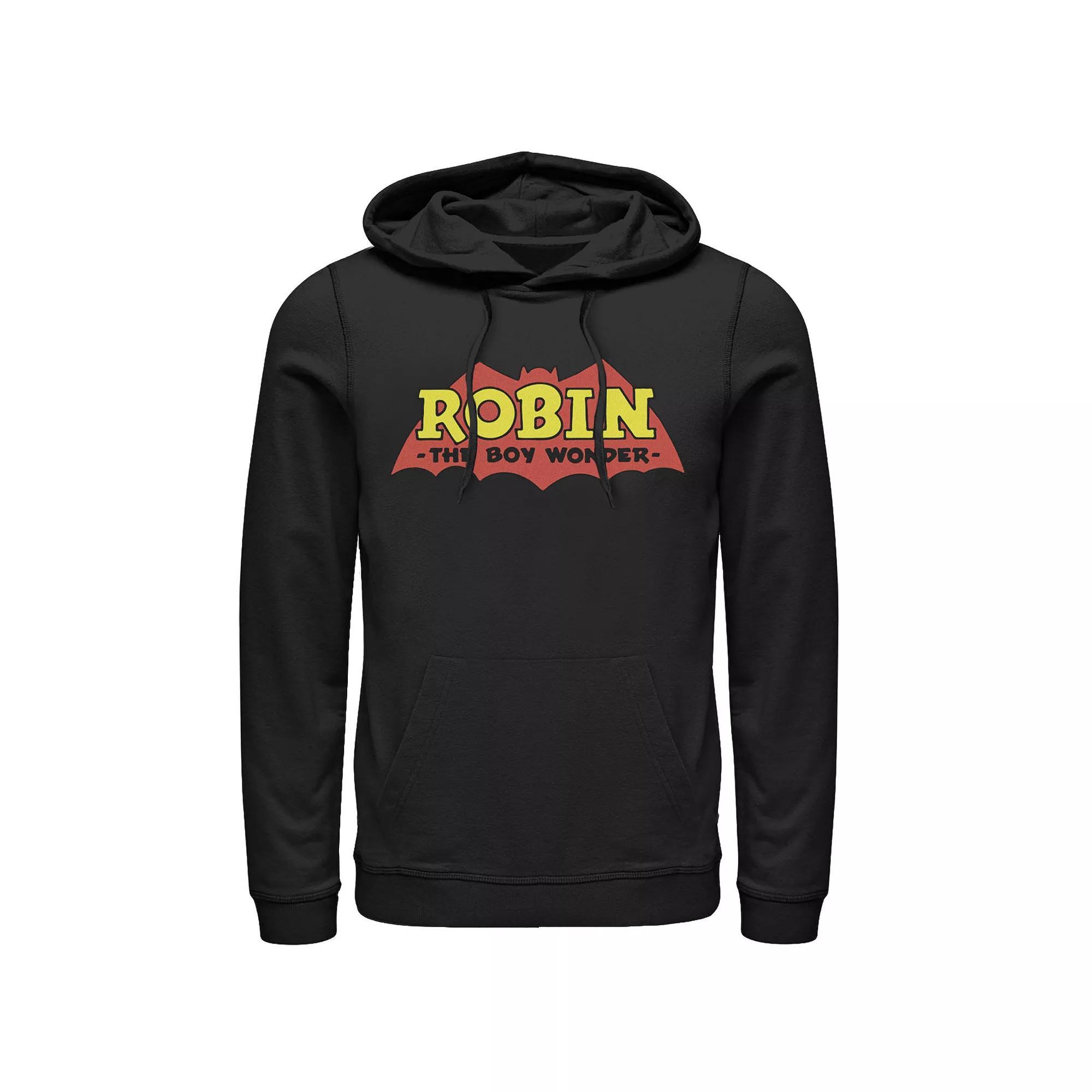 Men's DC Comics Batman Face Christmas Sweater Style Hoodie, Size: Medium, Black Product Image