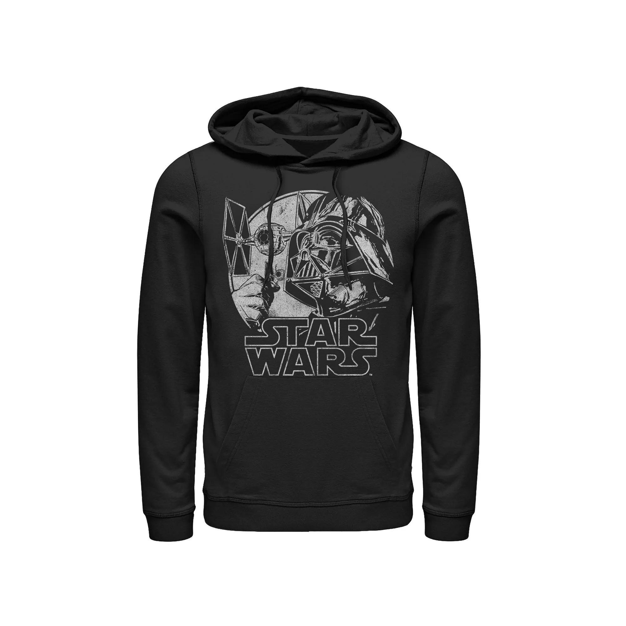 Men's Star Wars The Mandalorian This Is The Way Allies Portrait Panels Hoodie, Size: Medium, Blue Product Image