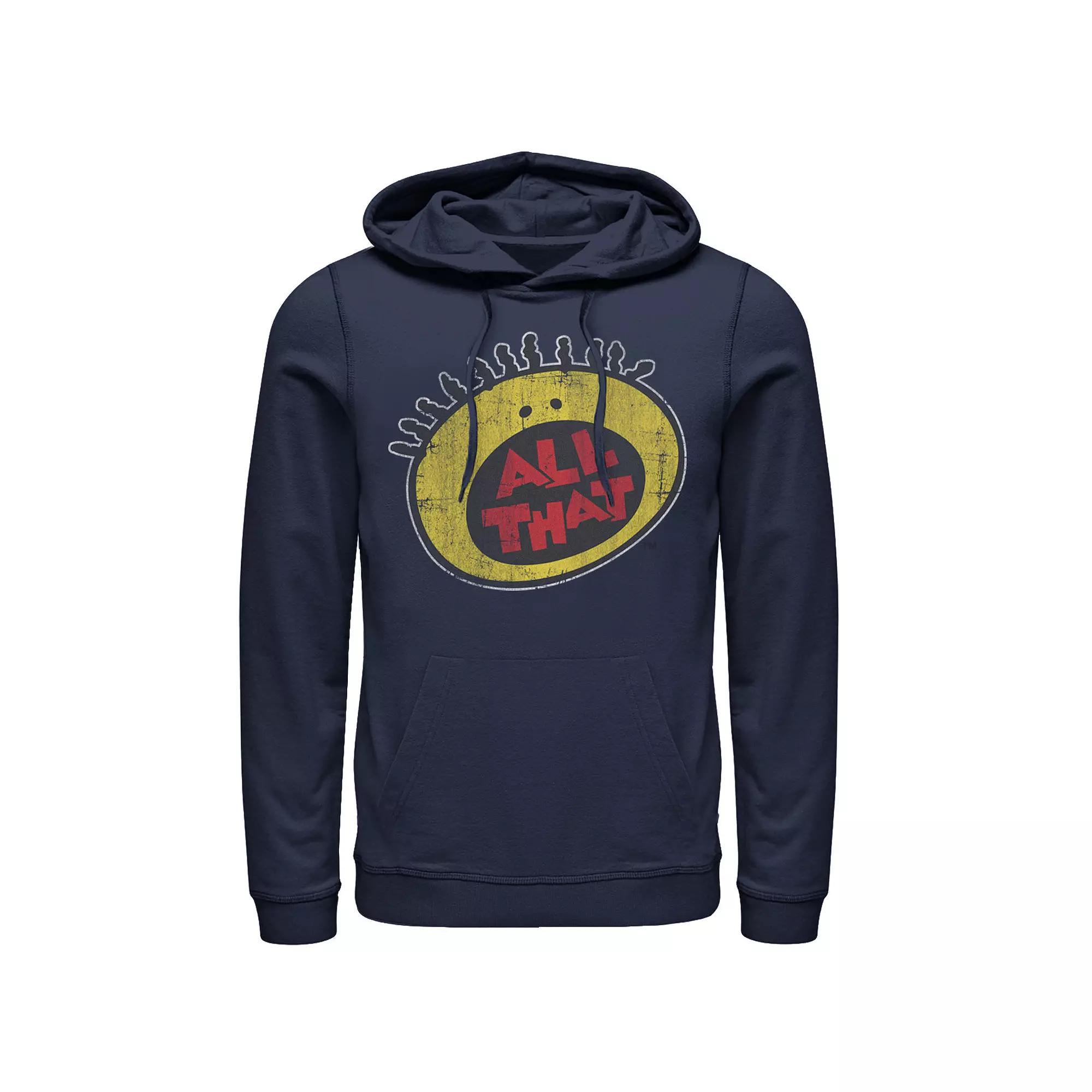 Men's Adventure Time Jake The Dog Kanji Portrait Graphic Pullover Graphic Hoodie, Size: XL, Blue Product Image