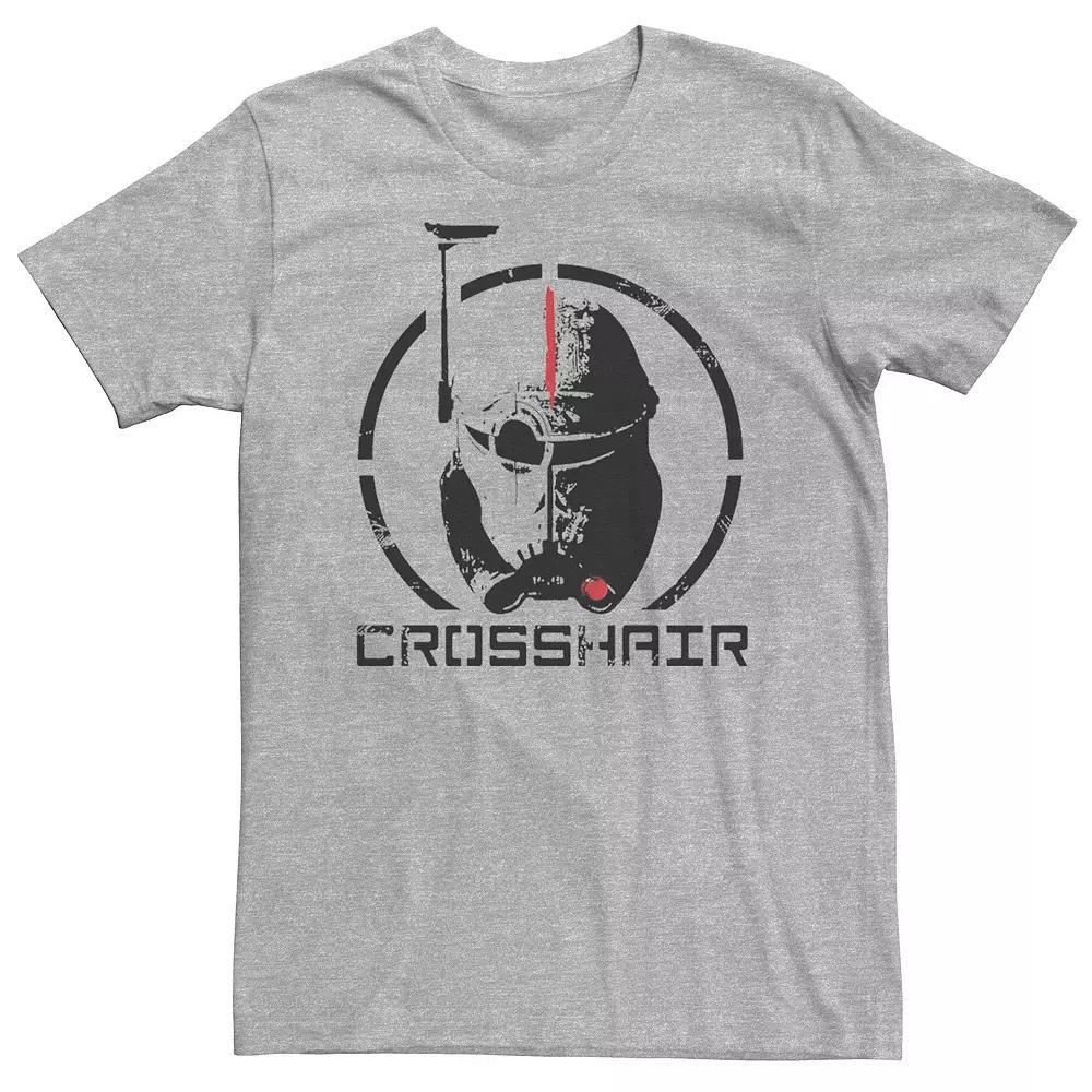 Big & Tall Star Wars: The Bad Batch Crosshair C1 Tee, Men's, Size: 4XLT, Athletic Grey Product Image