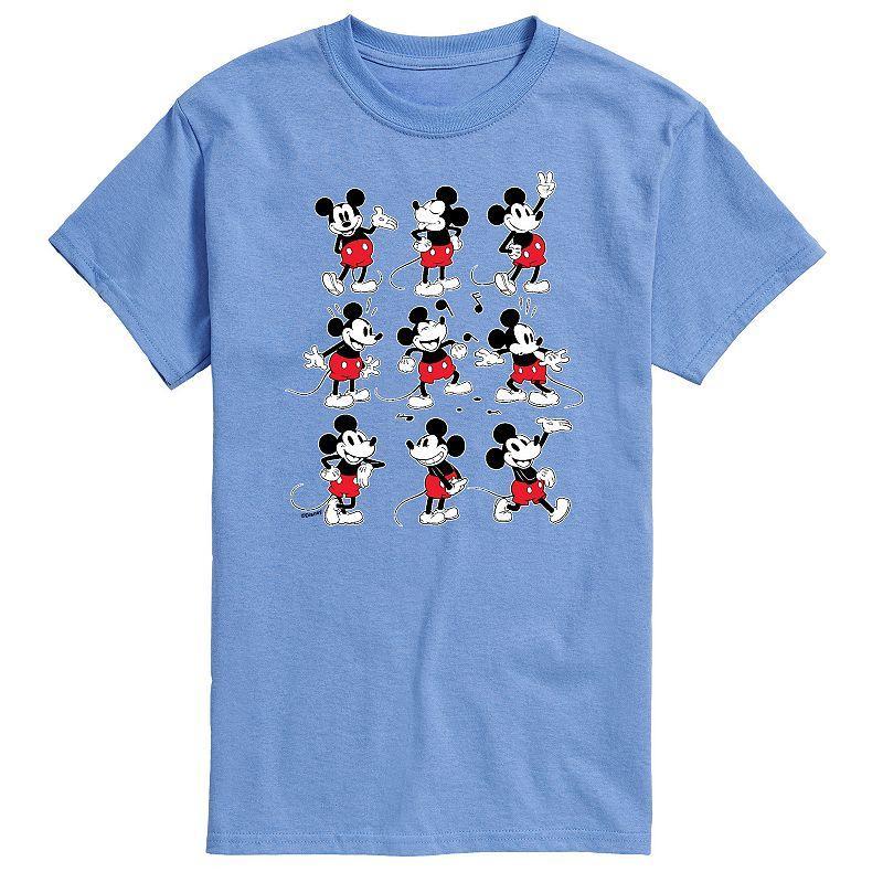 Disney's Mickey Mouse Men's Poses Grid Graphic Tee, Size: XXL, Beige Product Image