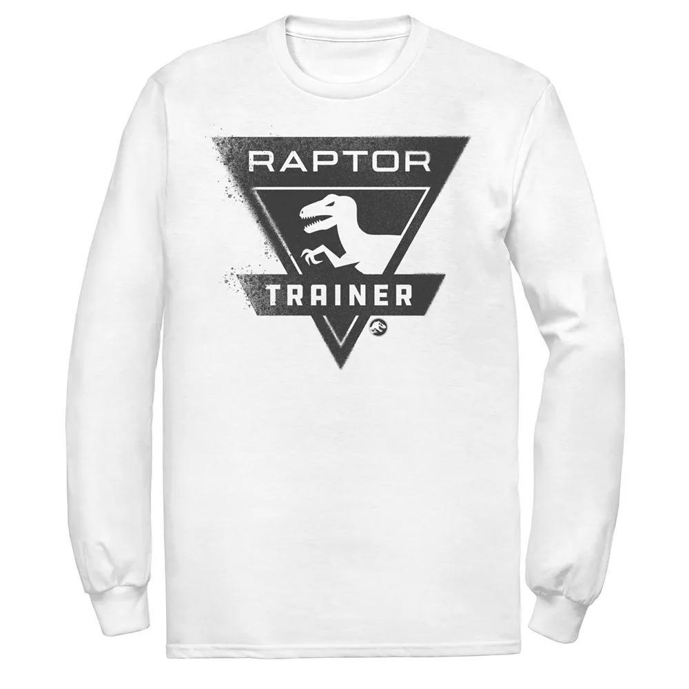 Men's Jurassic World Raptor Trainer Simple Logo Tee, Size: XL, White Product Image