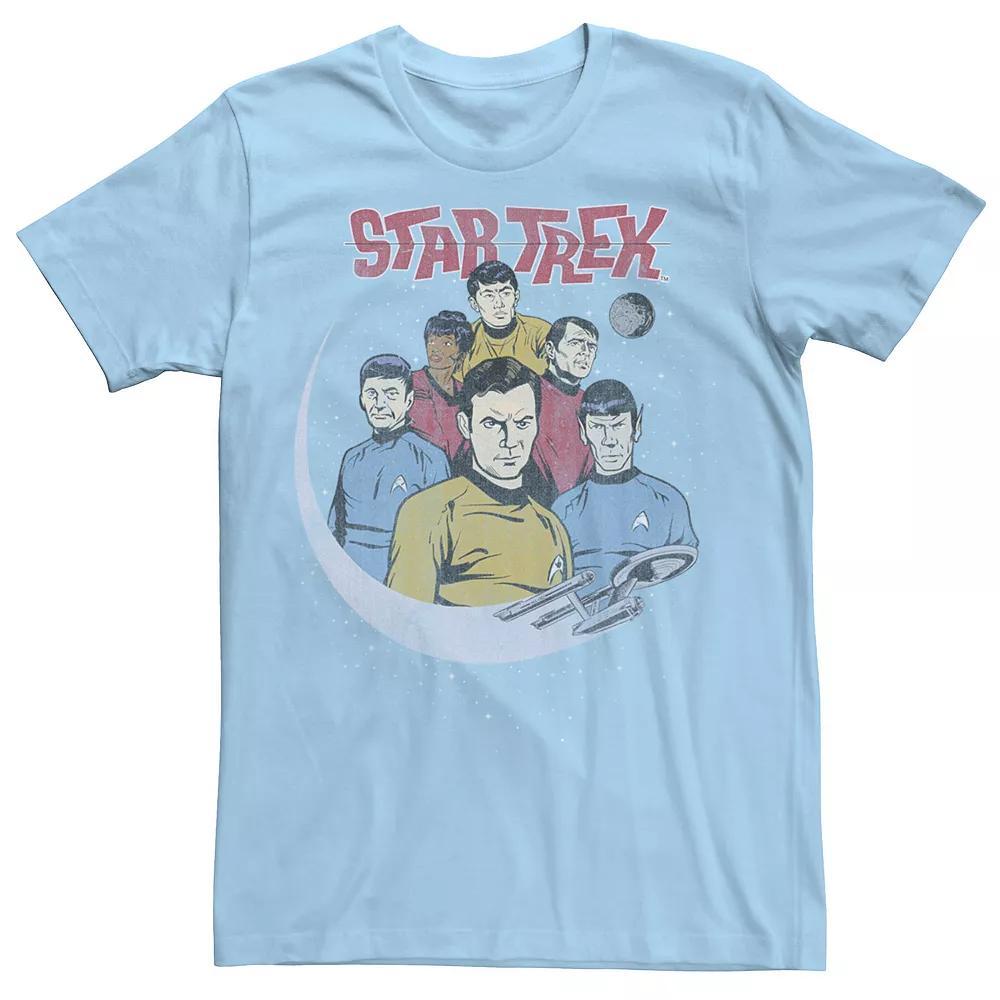 Men's Star Trek The Original Series Group Shot Vintage Poster Tee, Size: XXL, Light Blue Product Image