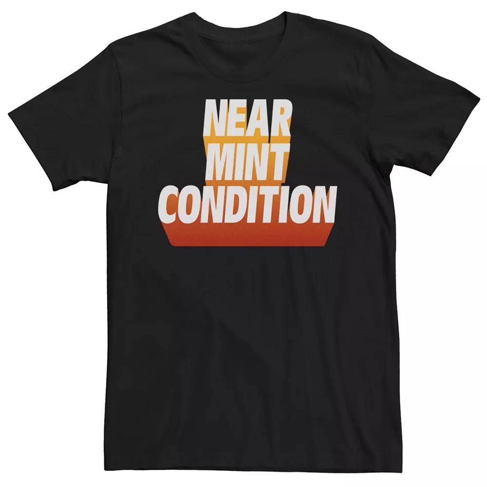 Men's Near Mint Condition Bold Tee, Size: XL, Black Product Image